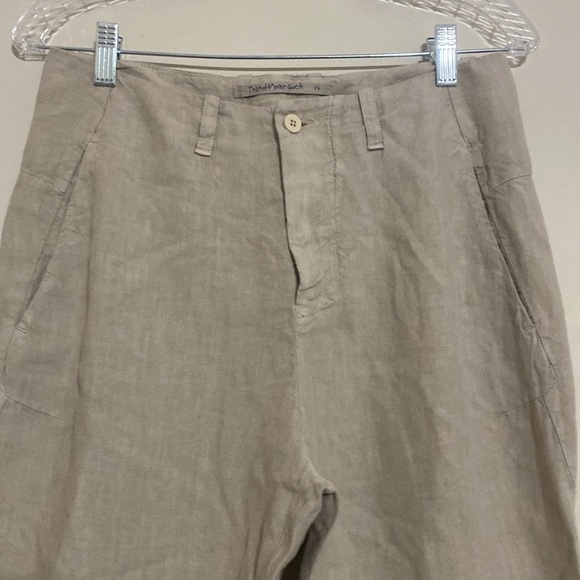 Transit par such Tan Pants trouser women 2 linen casual lagenlook vacation beach - Picture 5 of 10